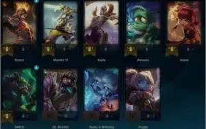 CONTA LOL ICONE DE PLATINA SEASON 9 E MMR ALTO
