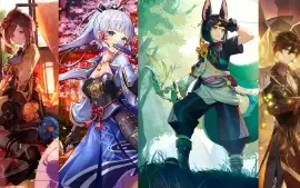 AR45–Chiori com BIS+Ayaka+Zhongli+Tigas+37 tiros