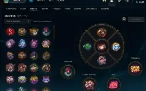 CONTA LOL PLATINA 4 - TODOS CAMPEÕES - VÁRIAS SKINS