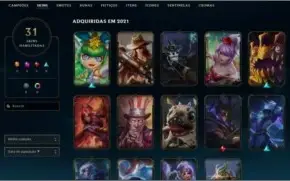 Conta LOL PLatina Smurf