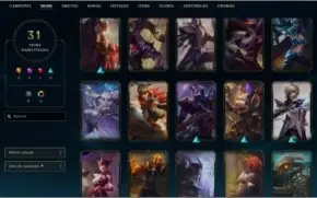 Conta LOL PLatina Smurf