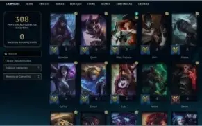 Conta LOL PLatina Smurf
