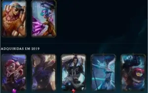 Conta League of Legends Diamante 4, 42 skins ++