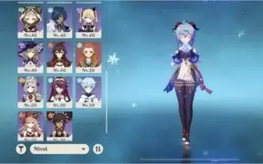 Ar50. Ganyu, Yoimiya, Kokomi, Jean, Túmulo e Esp. Celestial