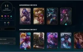 Conta LEVEL 55 - S7 e S8 GOLD - Unranked