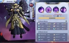 Conta Saint Seiya Awakening Servidor A16-Aquarius