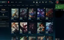 Ex challenger varios emotes chall,GM,mestre, 476 skin / 4400