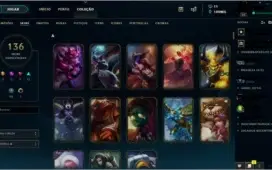 Conta League Of Legends (136 skins) (Todos champ) 109k EA