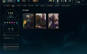 Ouro 2 com TODOS os champs e 191 Skins ( MID / JG / TOP )