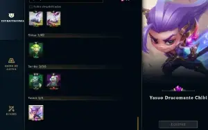 Conta de lol diamante 1 / 100 skins / tft