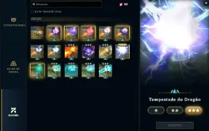 Conta de lol diamante 1 / 100 skins / tft