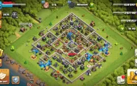 Conta clash of clans cv12 com 18k de gemas