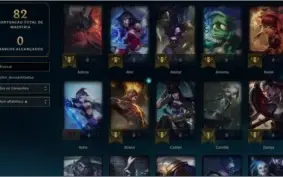 Conta de lol Unranked pra quem gosta de jogaar de sup