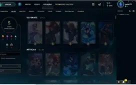 conta lol lv 62, elo Gold 3 fila solo