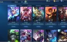 VENDO CONTA ML COM 73 HEROS E 132 SKINS!