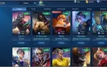 VENDO CONTA ML COM 73 HEROS E 132 SKINS!