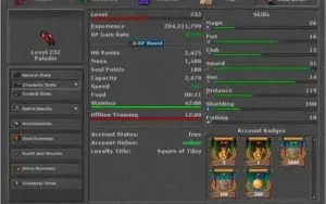 RP 232 NON PVP - EK 134 Lutabra - MS 90 RETRO OUTFIT WARRIOR