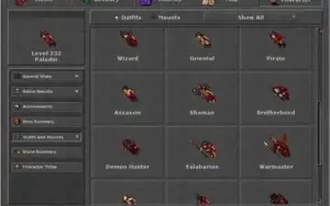 RP 232 NON PVP - EK 134 Lutabra - MS 90 RETRO OUTFIT WARRIOR