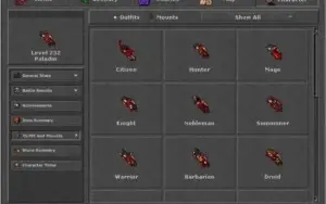 RP 232 NON PVP - EK 134 Lutabra - MS 90 RETRO OUTFIT WARRIOR