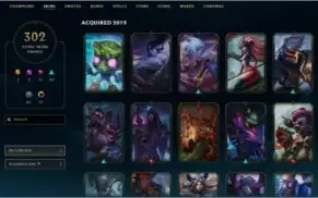 CONTA LEAGUE OF LEGENDS, LV 216, PLAT IV, GOLD III (FLEX)