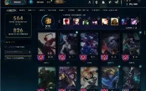 Ferro 2 com TODOS os champs e 147 Skins ( Mais de 70 Jogos )