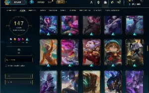 Ferro 2 com TODOS os champs e 147 Skins ( Mais de 70 Jogos )