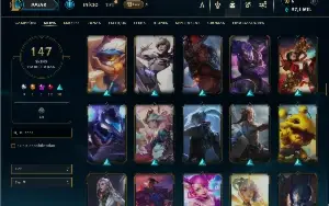 Ferro 2 com TODOS os champs e 147 Skins ( Mais de 70 Jogos )