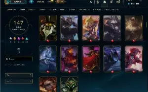 Ferro 2 com TODOS os champs e 147 Skins ( Mais de 70 Jogos )
