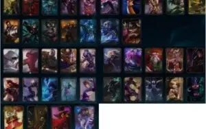 Vendo conta de lol D1:full champ,84 skins + 4 vitoriosas