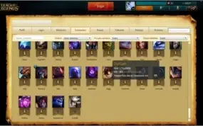 CONTA LEAGUE OF LEGENDS - TODOS CHAMPS - 120 SKINS - PLAT 3