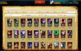 CONTA LEAGUE OF LEGENDS - TODOS CHAMPS - 120 SKINS - PLAT 3