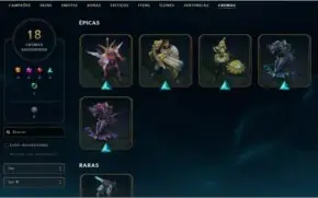 CONTA DIAMOND (110 SKINS + 211 ÍCONES)