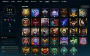 CONTA DIAMOND (110 SKINS + 211 ÍCONES)