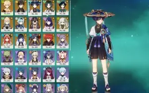 VENTI  ZHONGLI  RAIDEN  NAHIDA EULA  YELAN BAIZHU XIAO WANDE