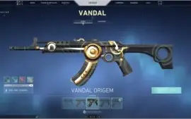 Conta Valorant ouro 3 muitas skins, desde o beta