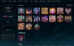 Conta League of Legends com mais de 930 skins