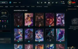 Conta De 2014, 212 Skins, Full Acesso