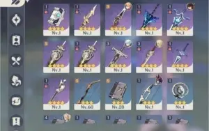 Ar40. Ayaka c1, Kokomi, Yoimiya, Albedo, Jean com skin