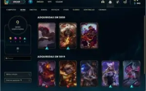 Conta bronze 1 com poucos jogos