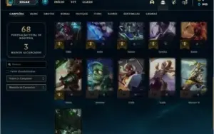 Conta bronze 1 com poucos jogos