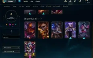 Conta bronze 1 com poucos jogos