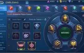 Conta mobile legends todos os heróis várias skins