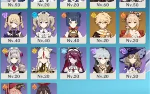 CONTA GENSHIN COM DILUC YOIMIYA ESPADA JADE