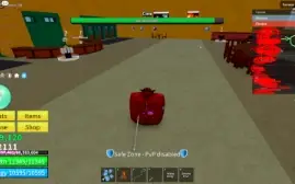 Conta roblox com coisas no blox fruits e grand piece