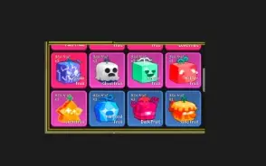 Conta roblox com coisas no blox fruits e grand piece