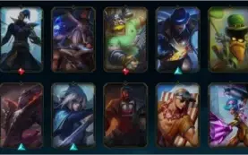 Conta Plat 1 60 skins, descrição duojob