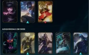Conta Plat 1 60 skins, descrição duojob