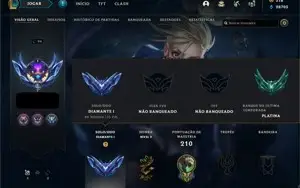 Conta LoL Mestre 68% de Winrate