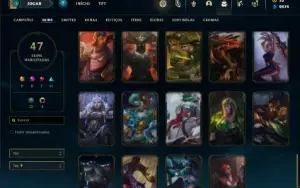 Conta prata 3 com 95 Champs e 47 Skins