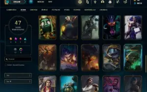 Conta prata 3 com 95 Champs e 47 Skins